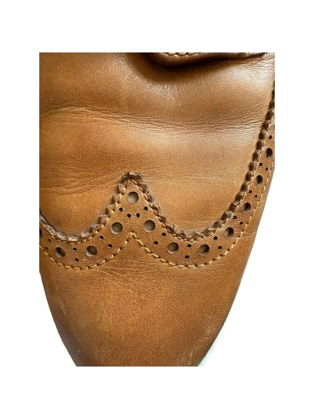 Cole Haan Leather Oxford Shoes Size 10.5 Brown